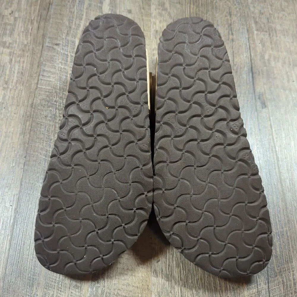 Birkenstock Gizeh Thong Sandals Shoes Germany Womens 39 US Size 8 Beige Tan